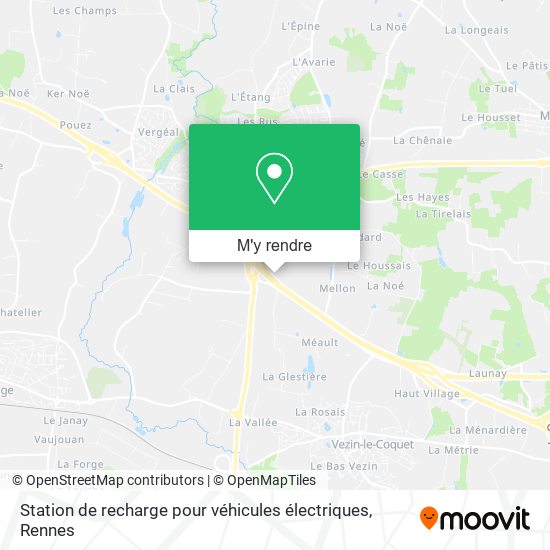 Station de recharge pour véhicules électriques plan