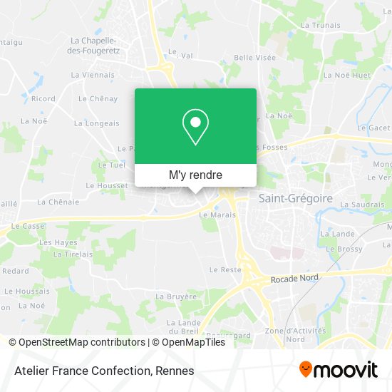 Atelier France Confection plan