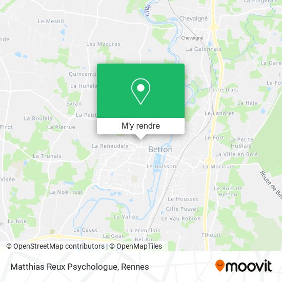 Matthias Reux Psychologue plan