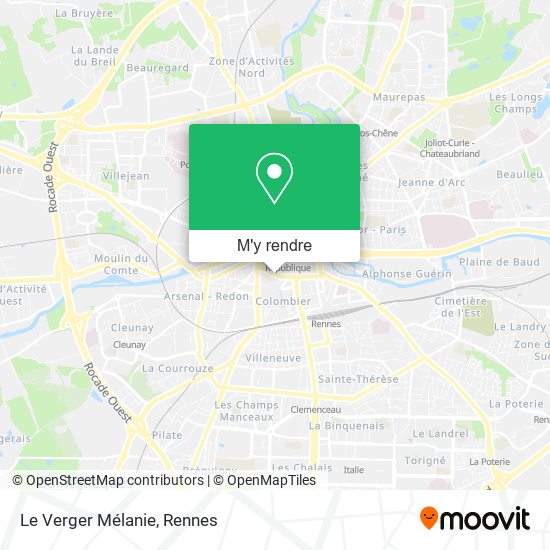 Le Verger Mélanie plan