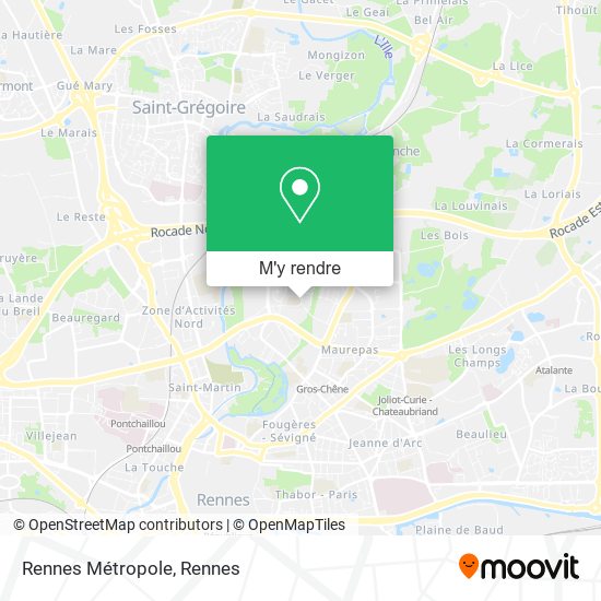 Rennes Métropole plan