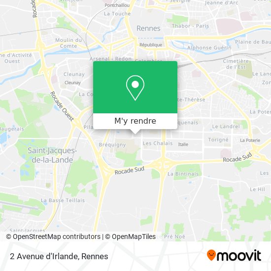 2 Avenue d'Irlande plan