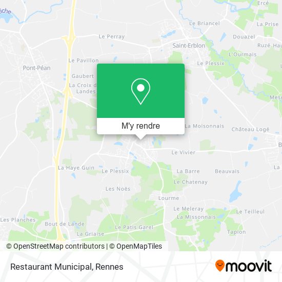 Restaurant Municipal plan