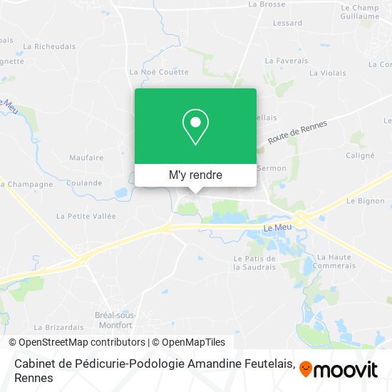 Cabinet de Pédicurie-Podologie Amandine Feutelais plan