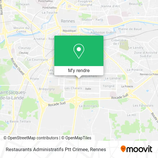 Restaurants Administratifs Ptt Crimee plan