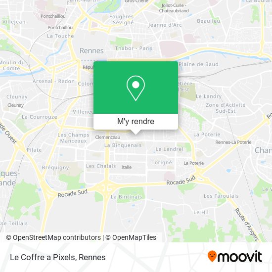 Le Coffre a Pixels plan