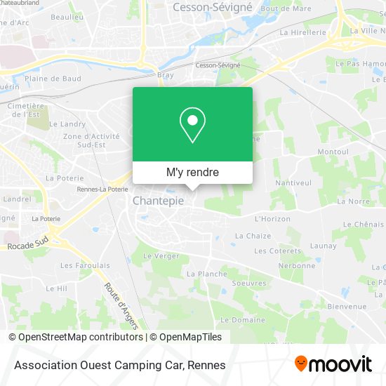 Association Ouest Camping Car plan