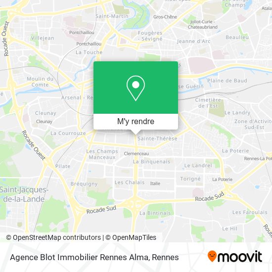Agence Blot Immobilier Rennes Alma plan