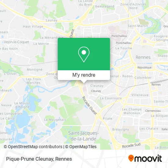 Pique-Prune Cleunay plan