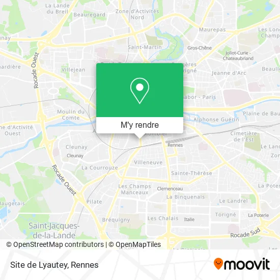 Site de Lyautey plan