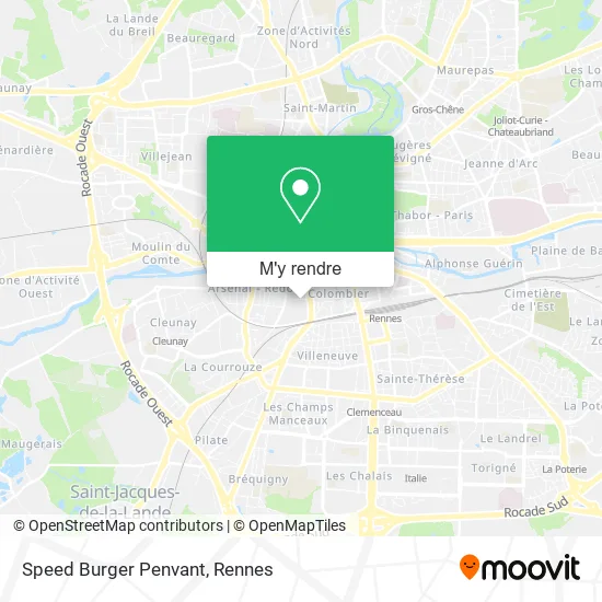 Speed Burger Penvant plan