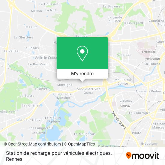 Station de recharge pour véhicules électriques plan