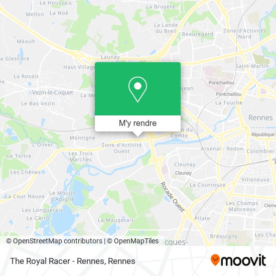 The Royal Racer - Rennes plan