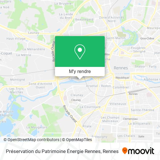 Préservation du Patrimoine Énergie Rennes plan