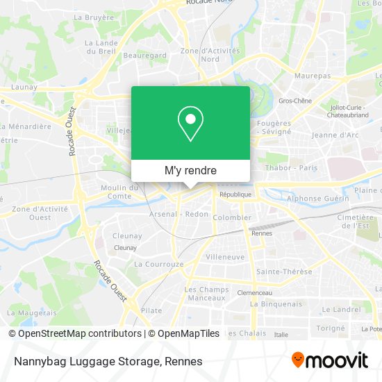 Nannybag Luggage Storage plan