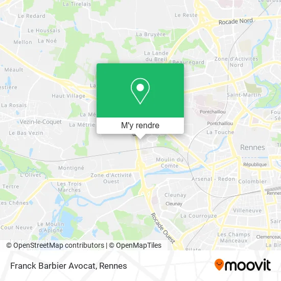 Franck Barbier Avocat plan