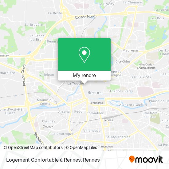 Logement Confortable à Rennes plan