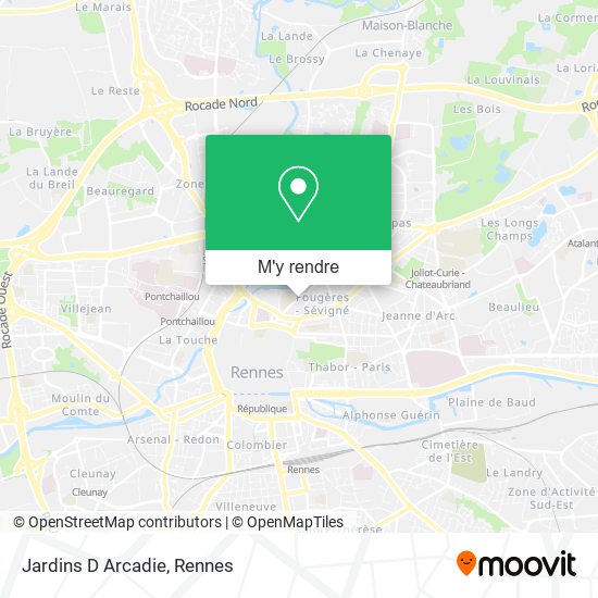 Jardins D Arcadie plan