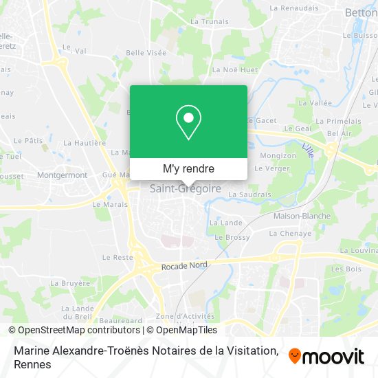 Marine Alexandre-Troënès Notaires de la Visitation plan