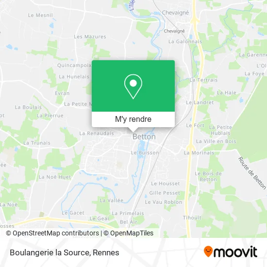 Boulangerie la Source plan