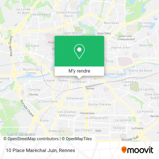 10 Place Maréchal Juin plan