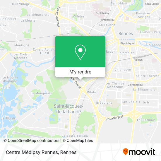 Centre Médipsy Rennes plan