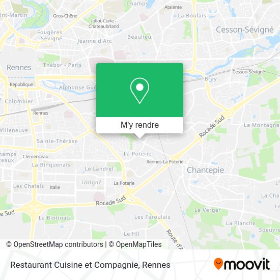 Restaurant Cuisine et Compagnie plan