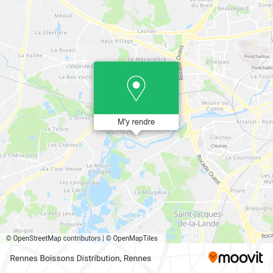 Rennes Boissons Distribution plan