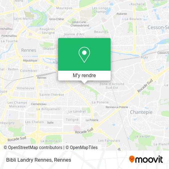 Bibli Landry Rennes plan