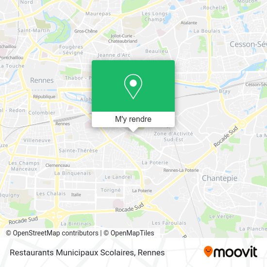 Restaurants Municipaux Scolaires plan