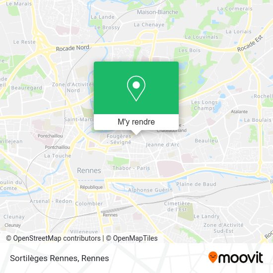 Sortilèges Rennes plan