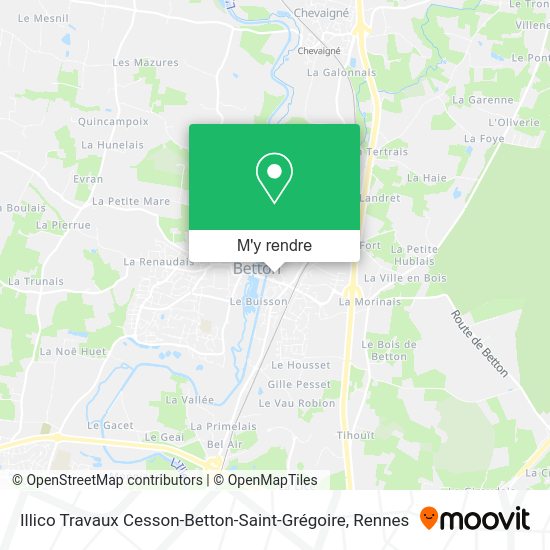 Illico Travaux Cesson-Betton-Saint-Grégoire plan