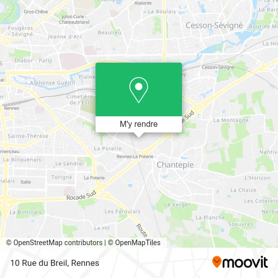 10 Rue du Breil plan