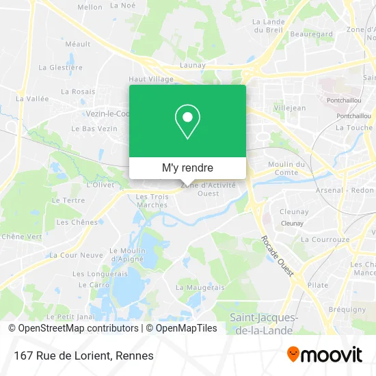 167 Rue de Lorient plan