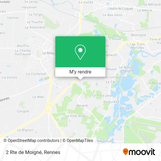 2 Rte de Moigné plan