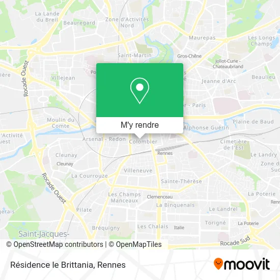 Résidence le Brittania plan