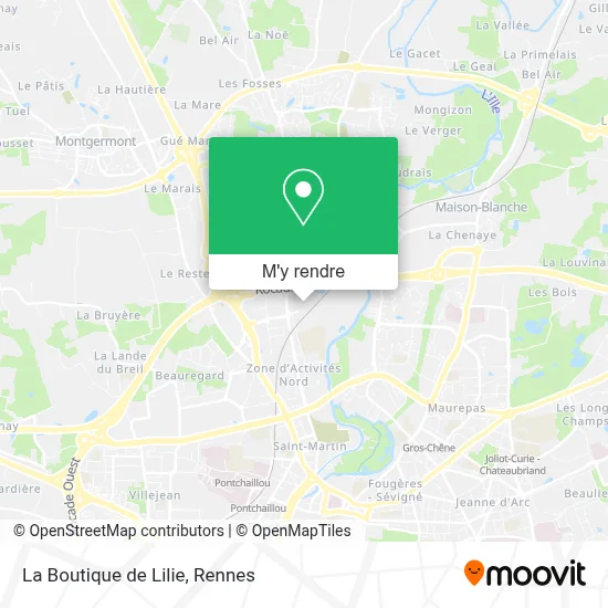 La Boutique de Lilie plan