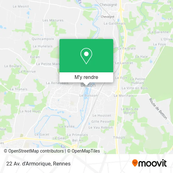 22 Av. d'Armorique plan