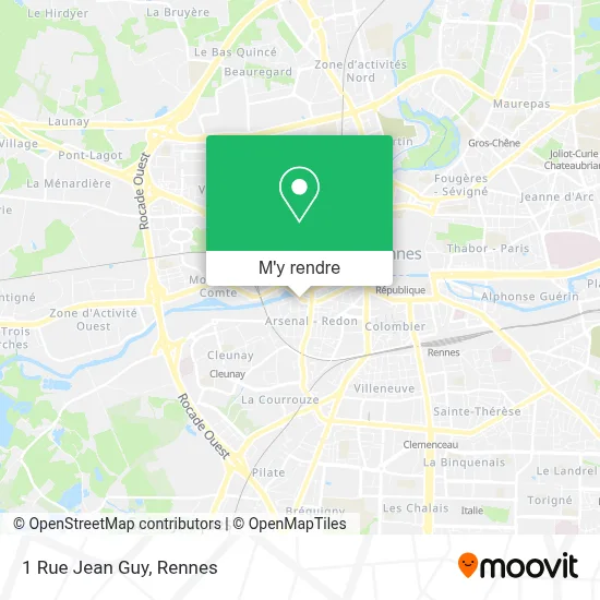 1 Rue Jean Guy plan