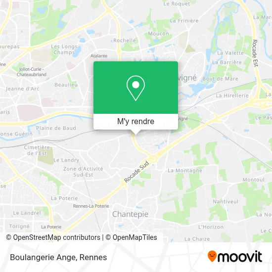 Boulangerie Ange plan