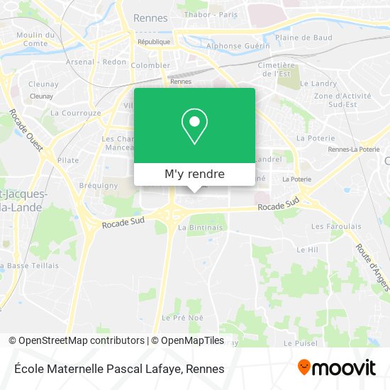 École Maternelle Pascal Lafaye plan