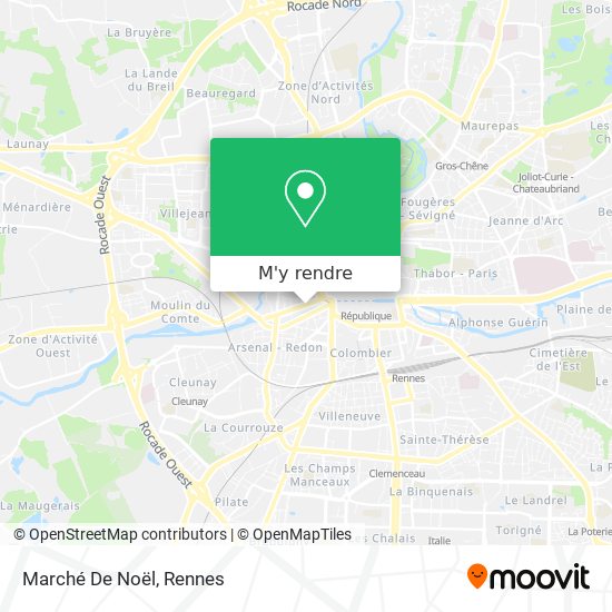 Marché De Noël plan