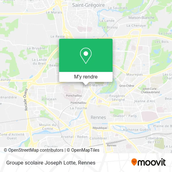 Groupe scolaire Joseph Lotte plan
