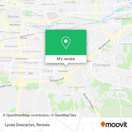 Lycée Descartes plan