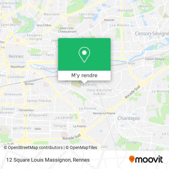 12 Square Louis Massignon plan