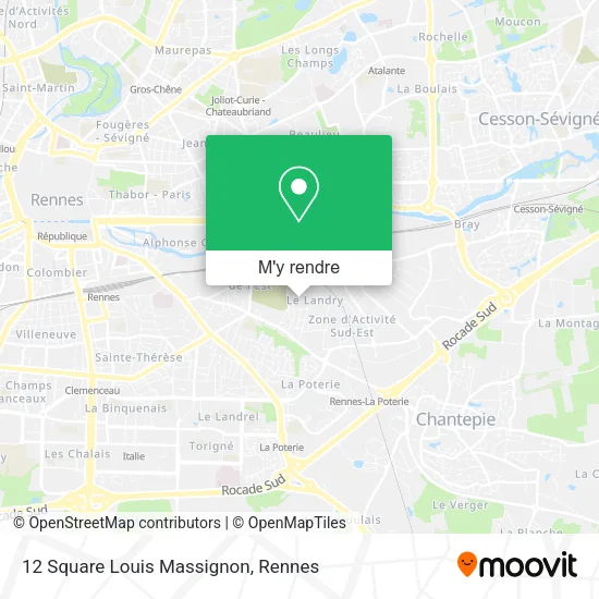 12 Square Louis Massignon plan