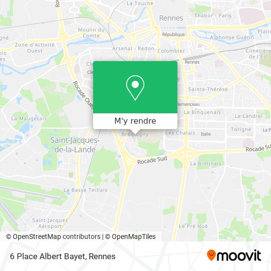 6 Place Albert Bayet plan