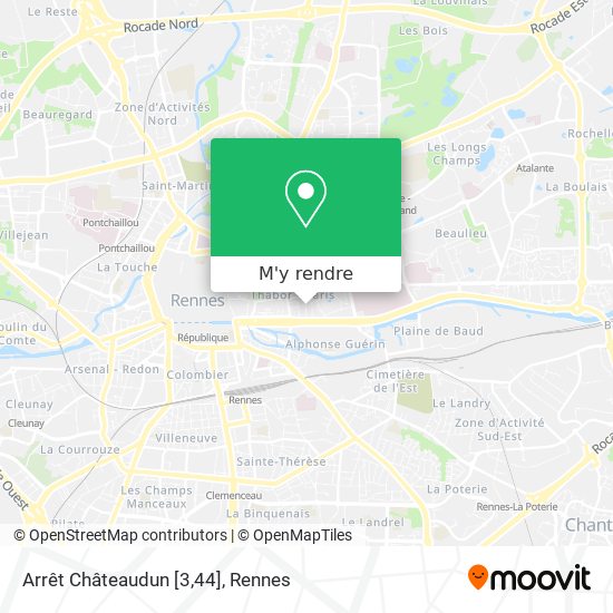 Arrêt Châteaudun [3,44] plan