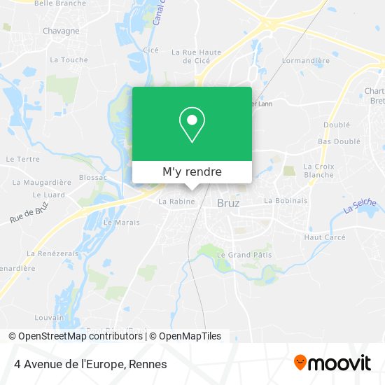 4 Avenue de l'Europe plan