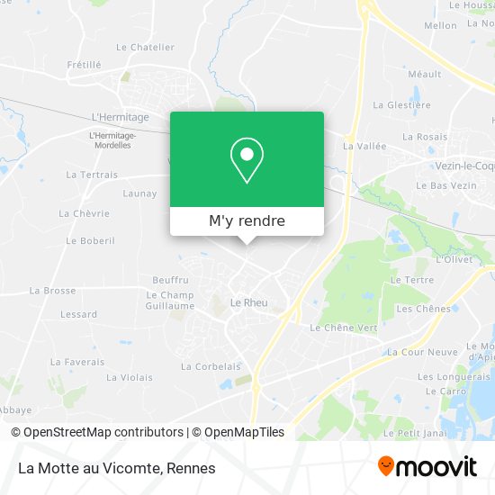 La Motte au Vicomte plan
